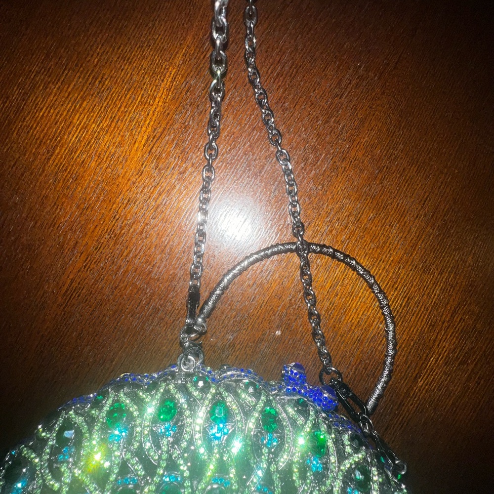 Natasha Peacock Elegant rhinestone| bag/clutch - Picture 5 of 11